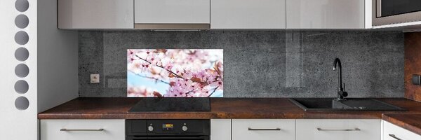 Dekorační panel sklo Květy višně pksh-82072016