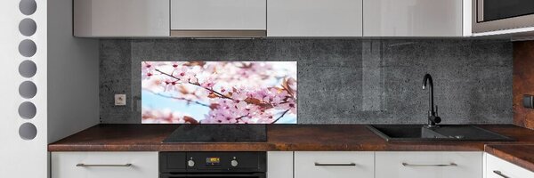 Dekorační panel sklo Květy višně pksh-82072016