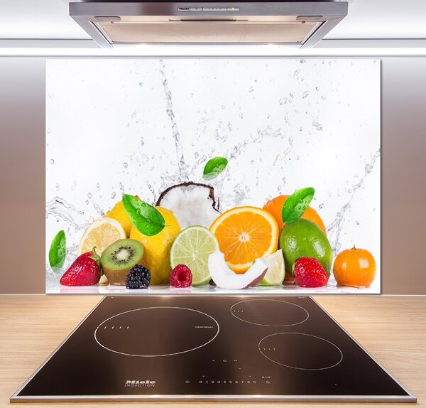 Dekorační panel sklo Ovoce a voda pksh-82344553