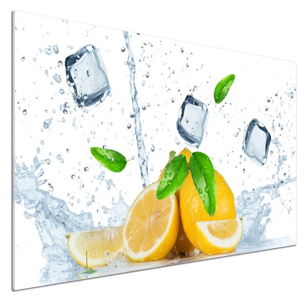 Panel do kuchyně Citrony s ledem pksh-82344620
