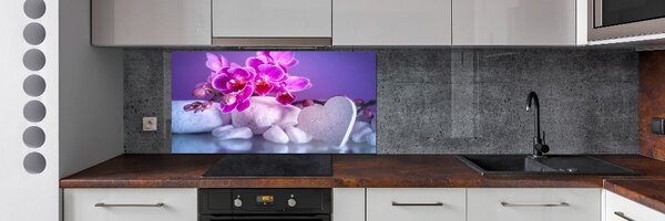 Panel do kuchyně Orchidej a srdce pksh-82482729
