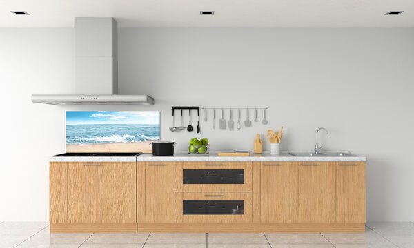 Skleněný panel do kuchyně Pláž pksh-82558559