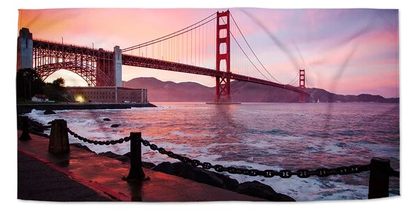 Sablio Ručník Golden Gate - 30x50 cm
