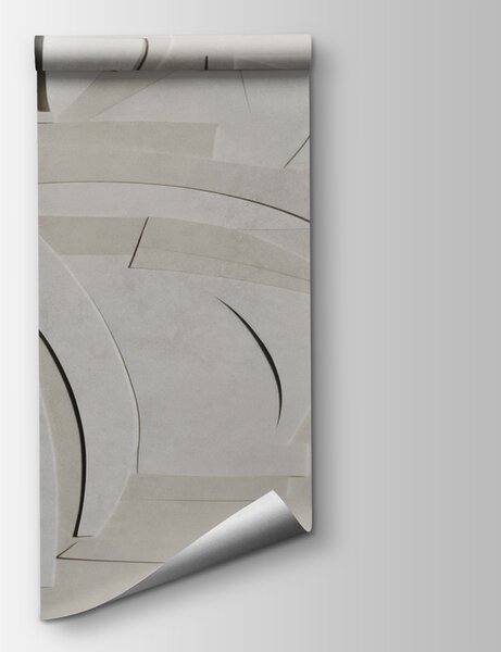Fototapeta Bílý papír vystřižený z různých tvarů, Fototapety s texturou, Populární fototapety, w02110 - Tapeko.co.cz