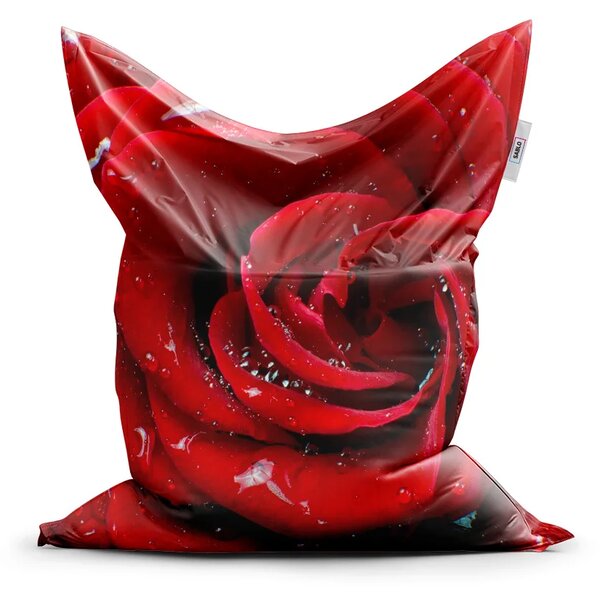 Sablio Sedací vak Classic Růže - 150x100 cm