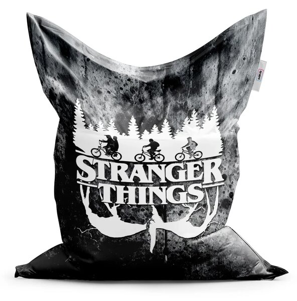 Sablio Sedací vak Classic Stranger Things White - 150x100 cm