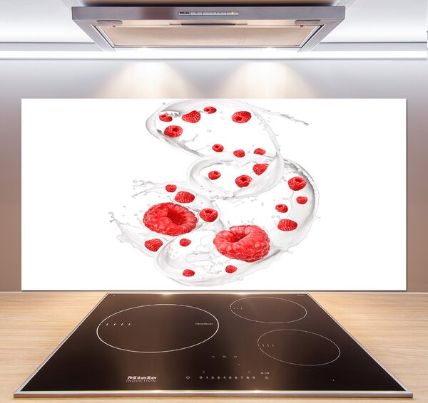 Panel do kuchyně Maliny s mlékem pksh-82790486