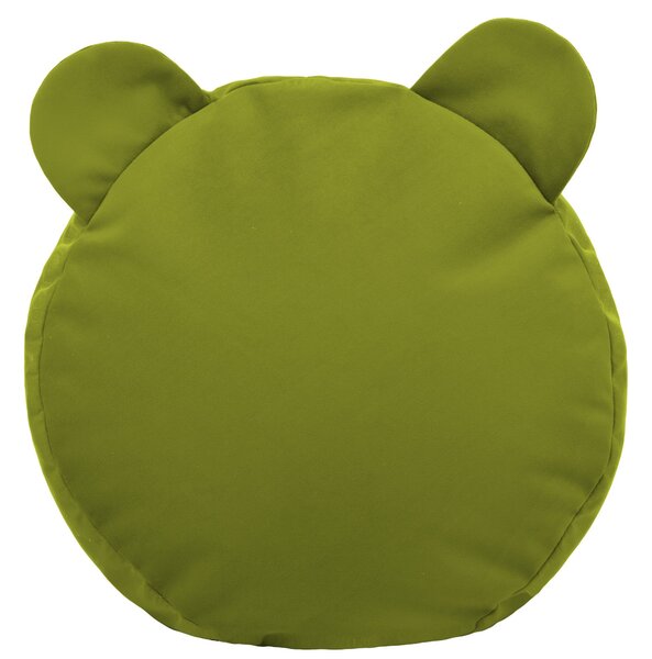 Podnožka TEDDY - zelený plyš