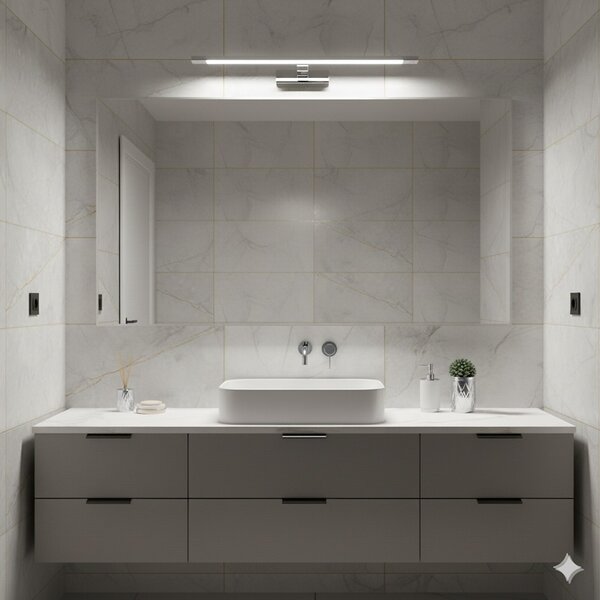 Nástěnné LED svítidlo Klimt, 1x LED 12w, 3000-6000k, (60 cm), ch