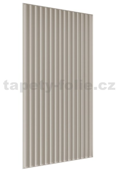 Obkladové panely 3D LINE XPS, cena za kus, rozměr 50 x 100 cm, ROLL A cashmere, IMPOL TRADE