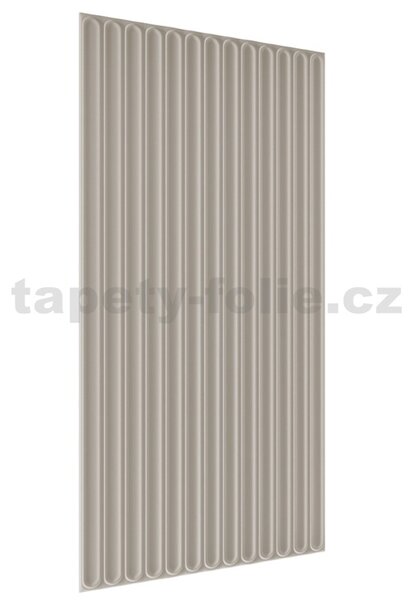 Obkladové panely 3D LINE XPS, cena za kus, rozměr 50 x 100 cm, ROLL B cashmere, IMPOL TRADE