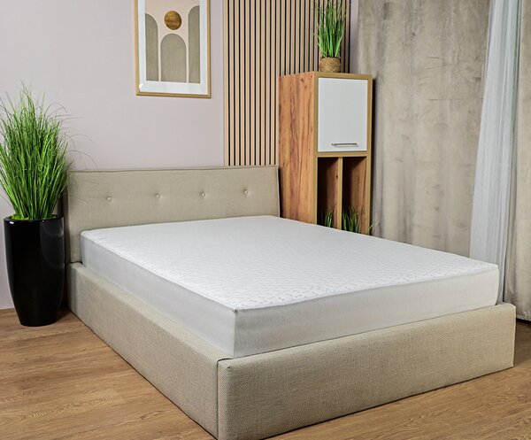 Prostěradlo JERSEY s gumou 80x200 cm BÍLÁ 100% bavlna