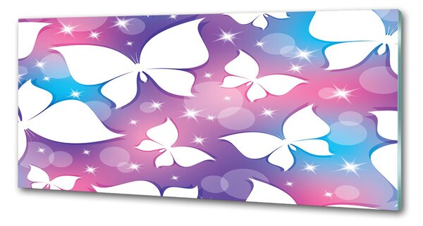Skleněný panel do kuchyně Motýli pksh-82993936