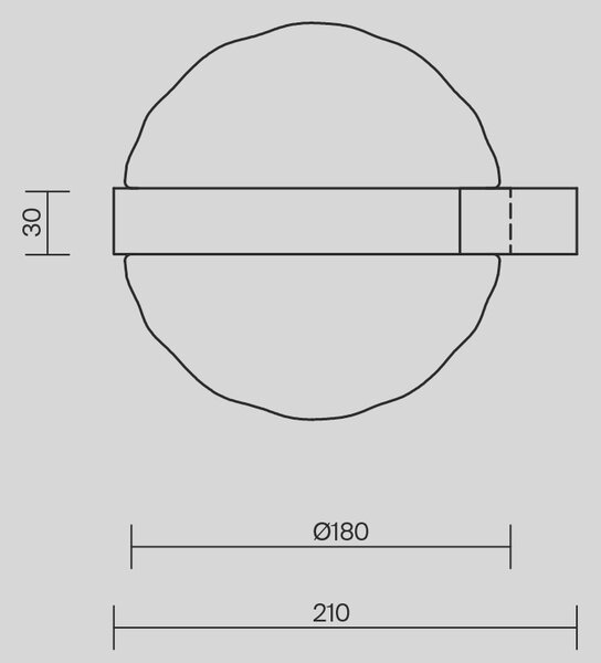 Maytoni LED luxusní nástěnné svítidlo MISTERIO, š. 21 cm, 2700K, 1x6W