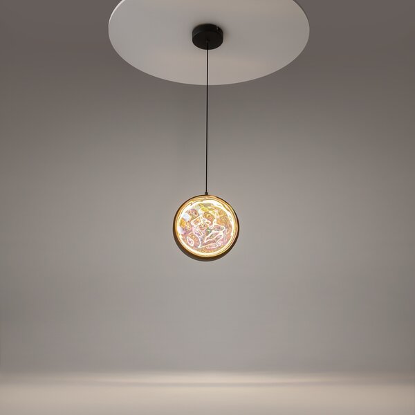 Maytoni LED luxusní závěsné svítidlo MISTERIO, v. 322,5 cm, 2700K, 1x6W