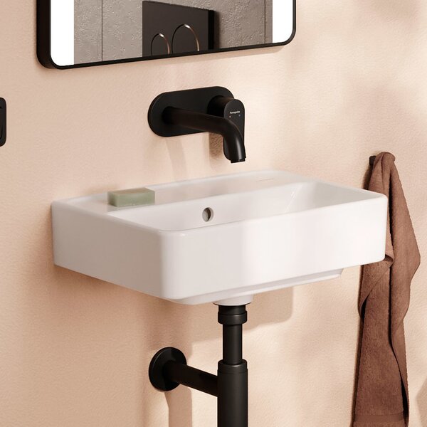 Hansgrohe Xanuia Q umyvadlo 45x34 cm obdélníkový klasický bílá lesk 60229450