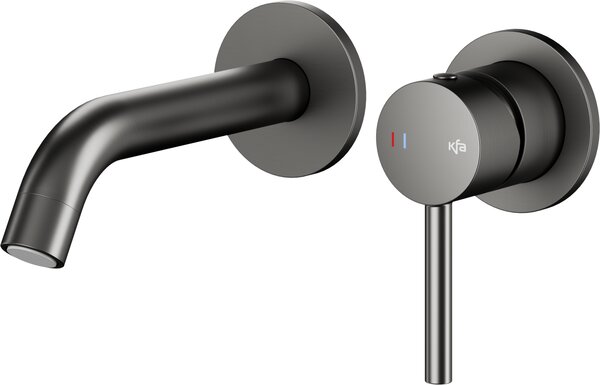 KFA Armatura Moza Gun Metal Grey umyvadlová baterie pod omítku grafitová 5039-810-61