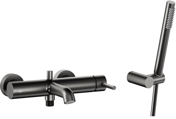 KFA Armatura Moza Gun Metal Grey vanová baterie na stěnu grafitová 5034-520-61