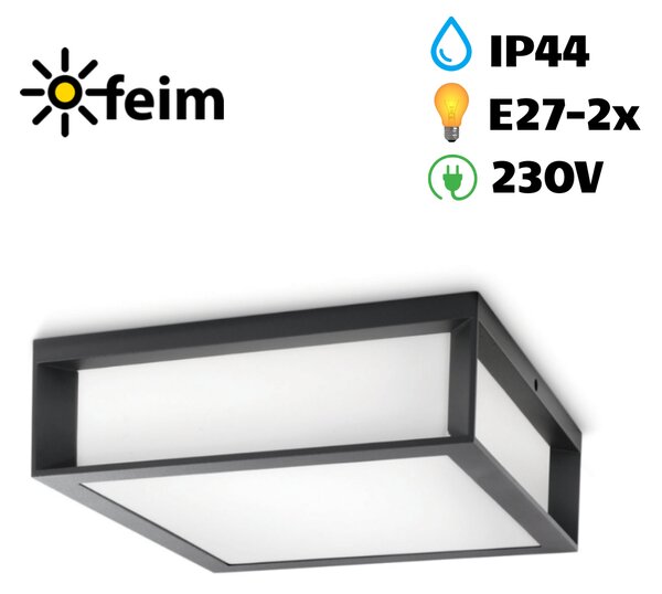 Philips Skies venkovní stropní/nástěnné svítidlo E27 2x42W IP44 antracitové