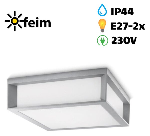 Philips Skies venkovní stropní/nástěnné svítidlo E27 2x42W IP44 šedé
