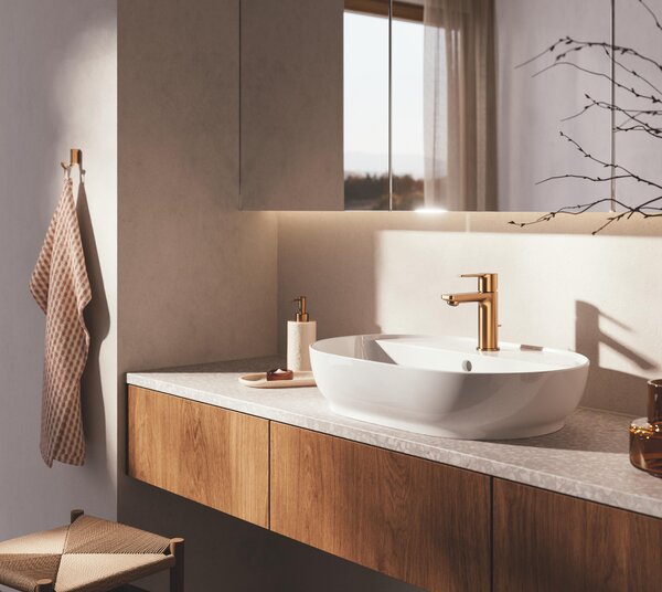 Grohe Lineare umyvadlová baterie stojící Brushed Warm Sunset 23791DL1