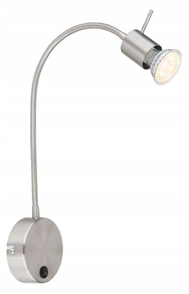 Nástěnné svítidlo Globo šedé, integrovaný LED zdroj 50 W