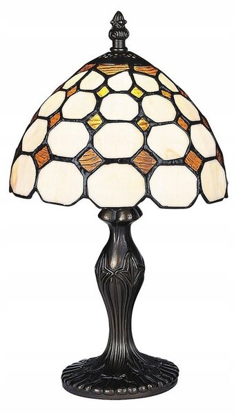Stolní lampa Rabalux Marvel hnědá a béžová 40 W