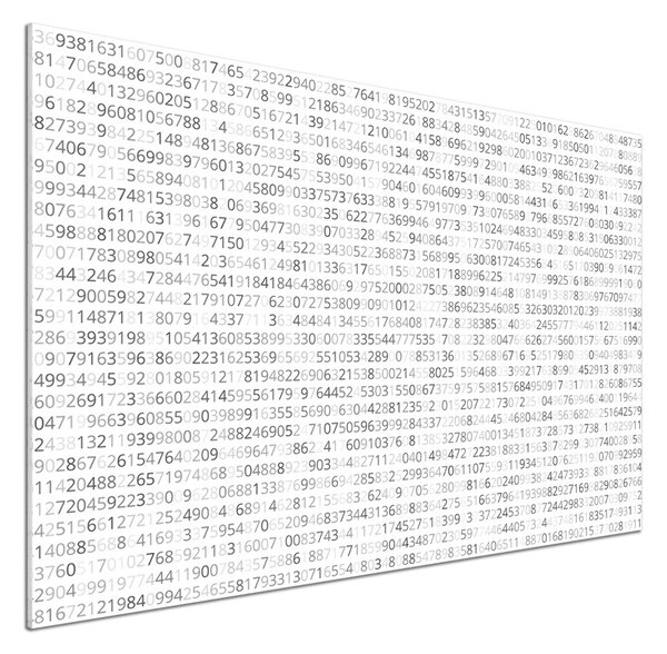 Dekorační panel sklo Binární kód pksh-83956134