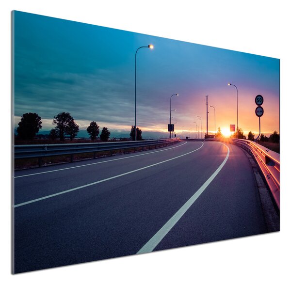Dekorační panel sklo Dálnice pksh-84064401