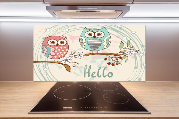 Skleněný panel do kuchyně Sovy pksh-84150374
