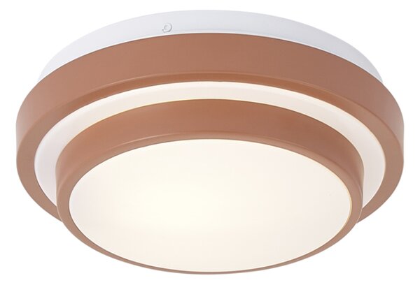 Moderní stropní svítidlo Sienna s bílou barvou 25 cm IP44 - Walden