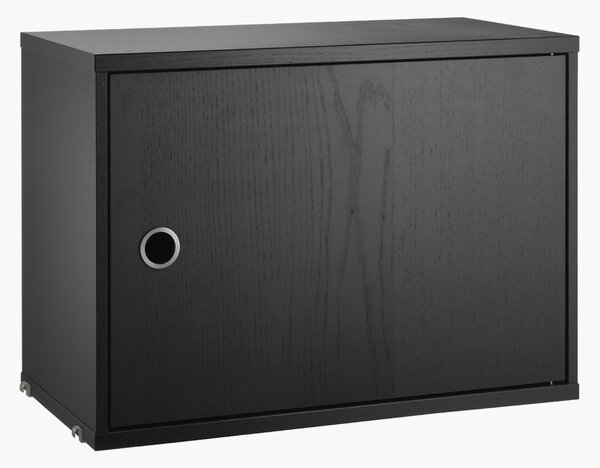 Skříňka pro modulární regálový systém's otočnými dveřmi String System