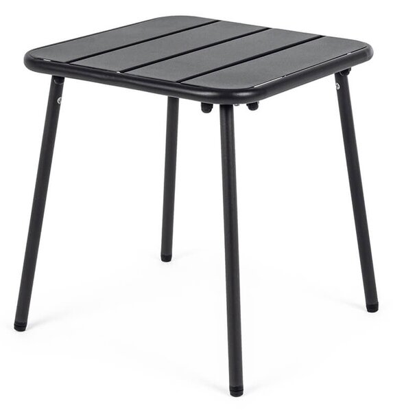 Zahradní stolek lynmar 40 x 40 cm černý