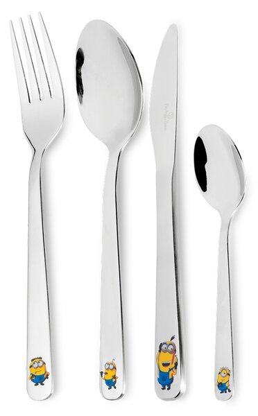 Dětský příbor nerez sada 4 ks kolekce Mimoni