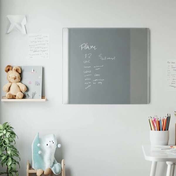 Šedá paynova skleněná magnetická tabule Smatab® - 60 × 90 cm