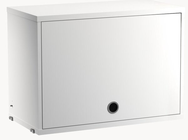 Skříňka pro modulární regálový systém's výklopnými dveřmi String System