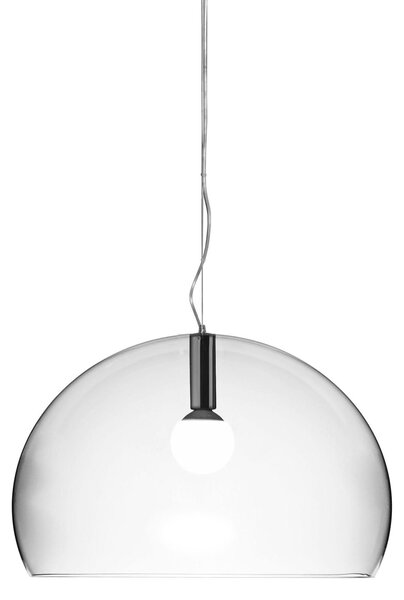 Kartell Small Fl/Y, závěsné svítidlo, sklo čiré