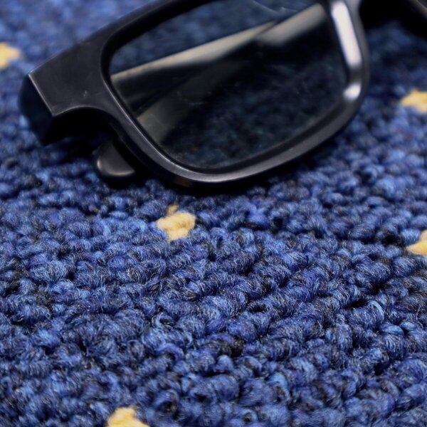 Condor Carpets, Kusový koberec Udinese modrý, 50x80, modrá, chodba / předsíň