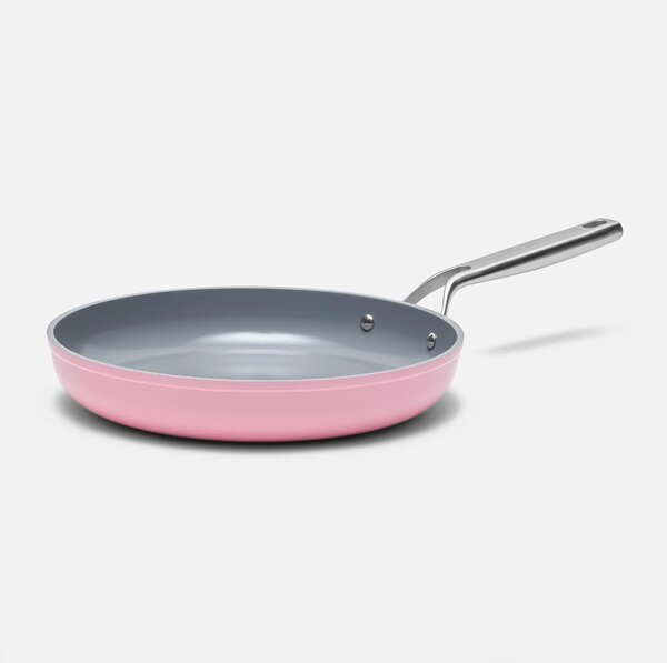 Fabini Nepřilnavá pánev Meda 3.0 s keramickým povrchem bez poklice Ø 30 cm, růžová