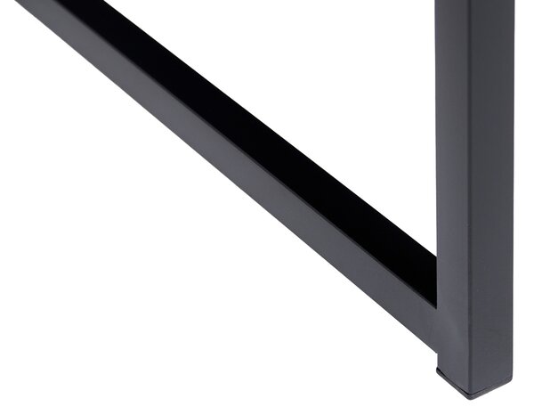 Psací stůl s regálem ZYRA 110 cm 50 cm Tmavě hnědá