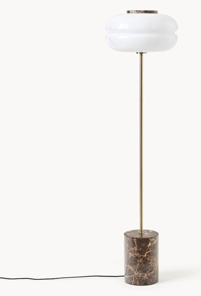 Stojací lampa's mramorovou podstavou Bun