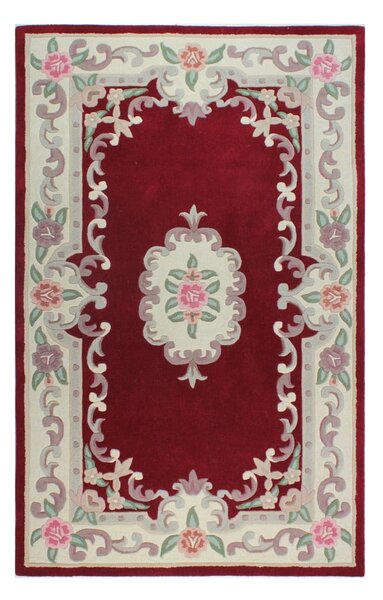 Červený vlněný koberec Flair Rugs Aubusson, 150 x 240 cm