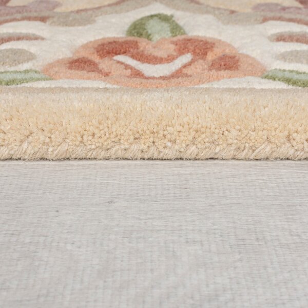 Béžový vlněný koberec Flair Rugs Aubusson, 75 x 150 cm