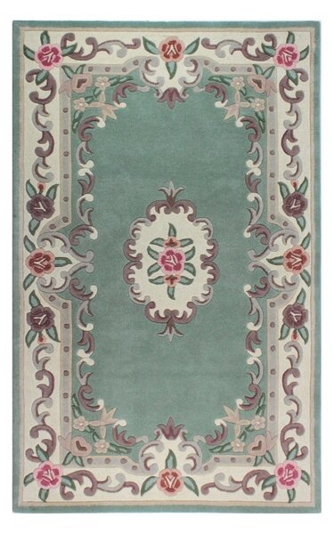 Zelený vlněný koberec Flair Rugs Aubusson, 150 x 240 cm