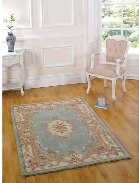 Zelený vlněný koberec Flair Rugs Aubusson, 150 x 240 cm
