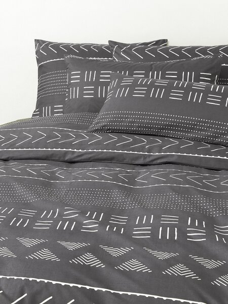 Povlak na přikrývku z bavlněného perkálu se vzorem v boho stylu Kohana