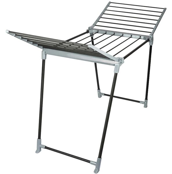 Erga Model 205, stabilní rozkládací sušák na prádlo 170x61x97 cm, černá-šedá, ERG-SEP-1251SSM205BKI