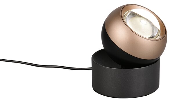 TRIO SELECT 544410132 ORBIT stolní lampička V140mm SMD LED 5W/500lm 2300+3000+4000K černá matná