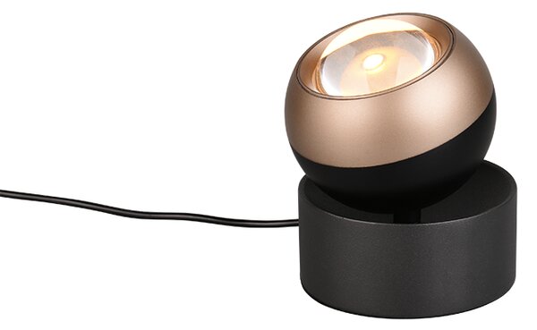 TRIO SELECT 544410132 ORBIT stolní lampička V140mm SMD LED 5W/500lm 2300+3000+4000K černá matná
