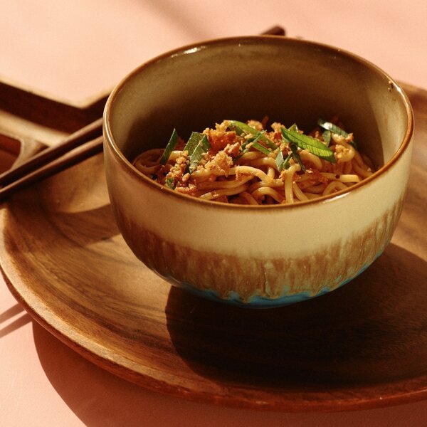 Kameninová miska 70's Noodle Azure 500 ml